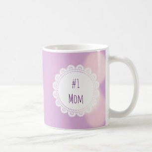 Purple #1 Mum  Mothers Day Coffee Mug