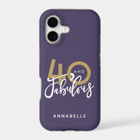 purple 40 and fabulous Case-Mate iPhone case