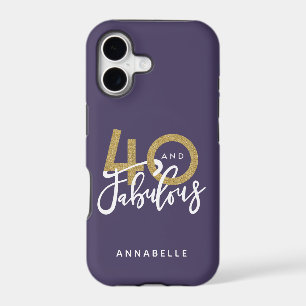 purple 40 and fabulous Case-Mate iPhone case