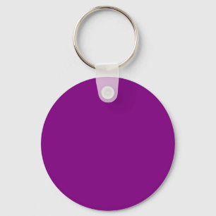 Purple 800080 Colour - Add a Name Option Key Ring
