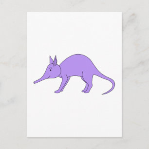 Purple Aardvark Postcard