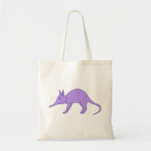 Purple Aardvark Tote Bag