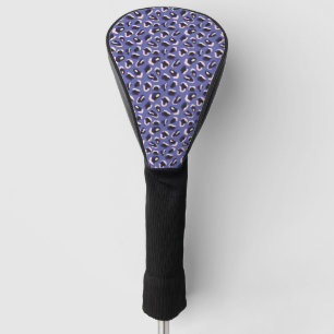Purple Abstract Animal Print Golf Head Cover