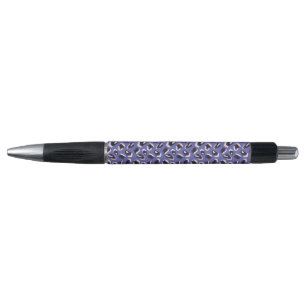 Purple Abstract Animal Print Pen