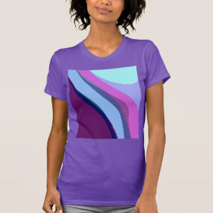 Purple Abstract Art 308  T-Shirt