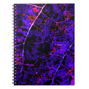 Purple Abstract Art Notebook