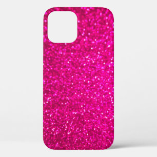 Purple abstract background with bokeh defocused li iPhone 12 case