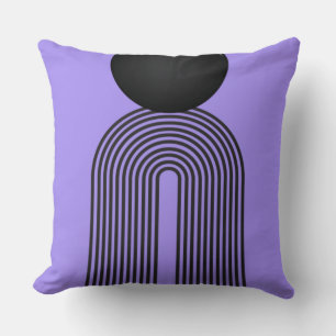 PURPLE ABSTRACT CUSHION