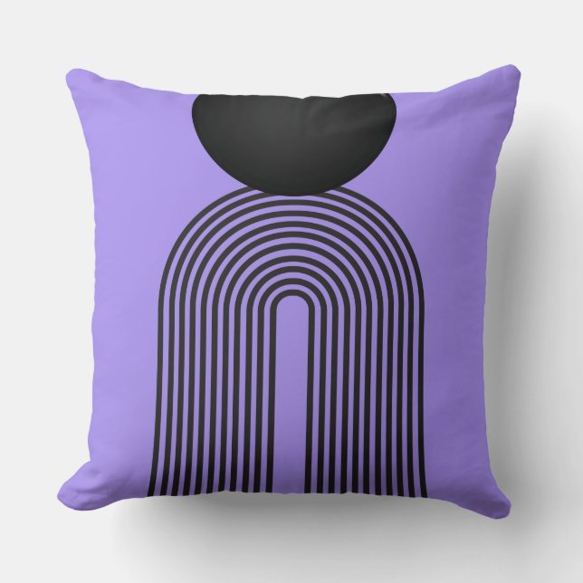 PURPLE ABSTRACT CUSHION (Front)