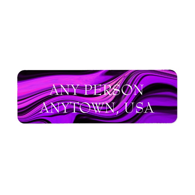 Purple Abstract Design (Front)