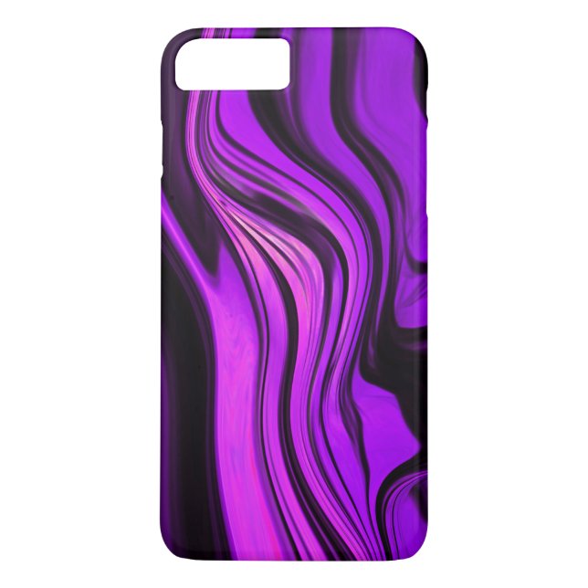 Purple Abstract Design Case-Mate iPhone Case (Back)