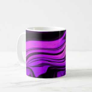 Purple Abstract Design Coffee Mug
