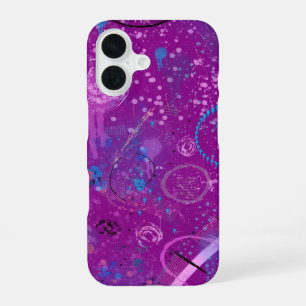 Purple Abstract Dreamscape  iPhone 16 Case