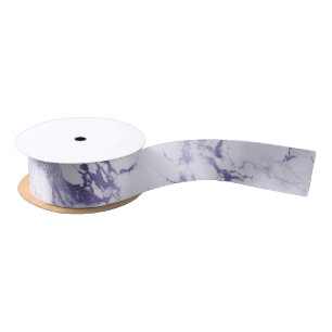 Purple Abstract Fantasy Satin Ribbon
