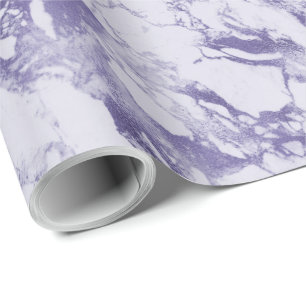Purple Abstract Fantasy Wrapping Paper