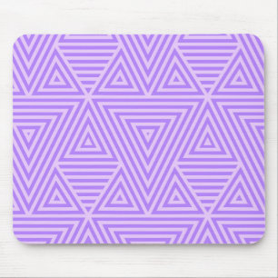 Purple Abstract Pattern by storeman Mouse Mat
