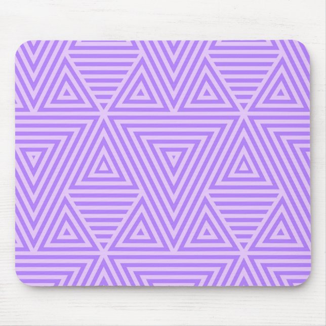Purple Abstract Pattern by storeman Mouse Mat (Front)