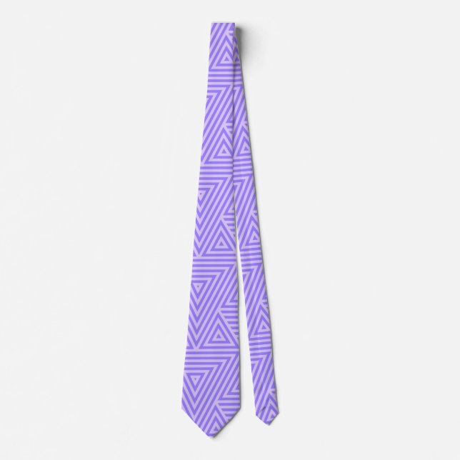 Purple Abstract Pattern by storeman Tie (Front)