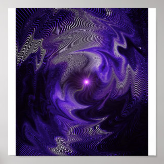 Purple Abstract Poster