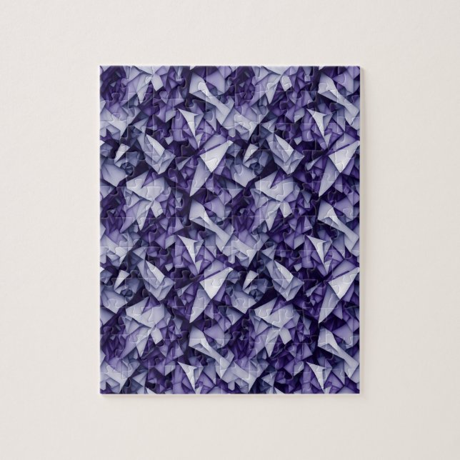 Purple Abstract Puzzle (Vertical)