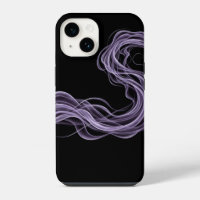 Purple Abstract Smoke - Ethereal Wall Art