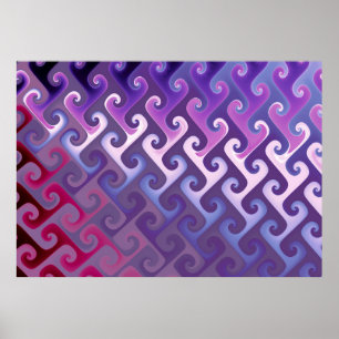 Purple Abstract Texture Poster