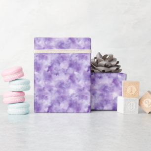 Purple Abstract Watercolor Wrapping Paper