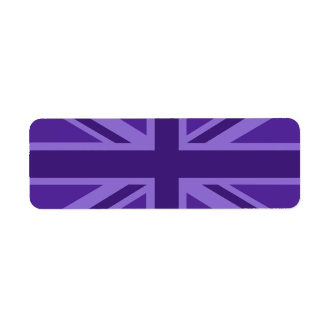 Purple Accent Union Jack Decor (Front)