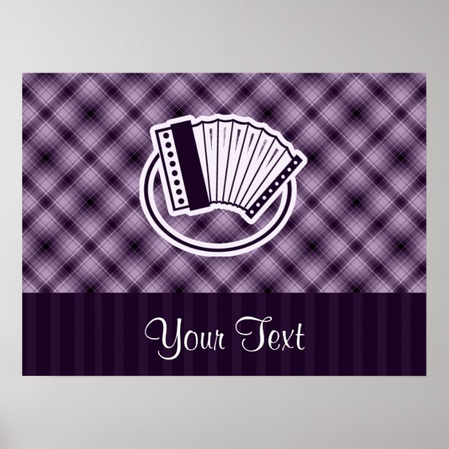Purple Accordion Poster (Front)