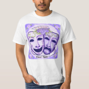 Purple Actor Masks T-Shirt