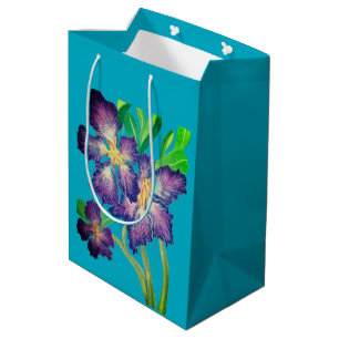 Purple Adenium Medium Gift Bag