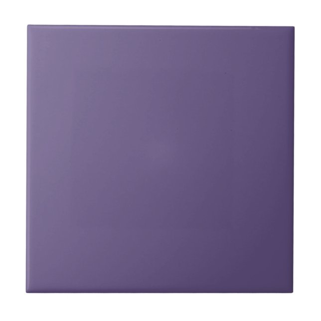 Purple African Violet Square Kitchen and Bathroom Tile (Front)