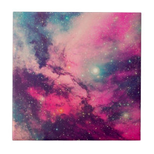 Purple Afterglow Galaxy Tile
