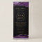 purple agate retractable banner