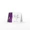 Purple Agate Silver Wedding Thank You
