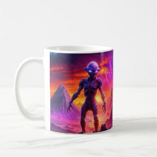 Purple Alien Coffee Mug