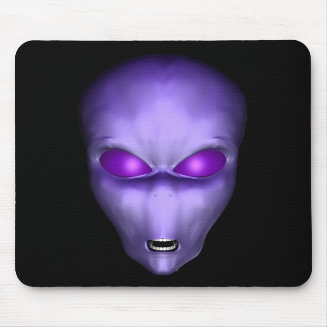 Purple Alien Mouse Mat (Front)