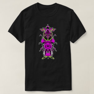 Purple Alien Squirrel Weird Cartoon Animal T-Shirt