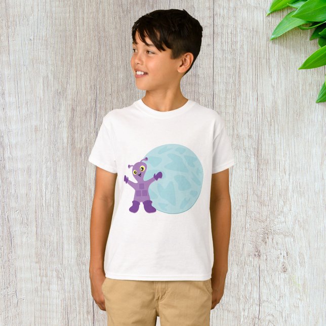 Purple Alien T-Shirt (Creator Uploaded)