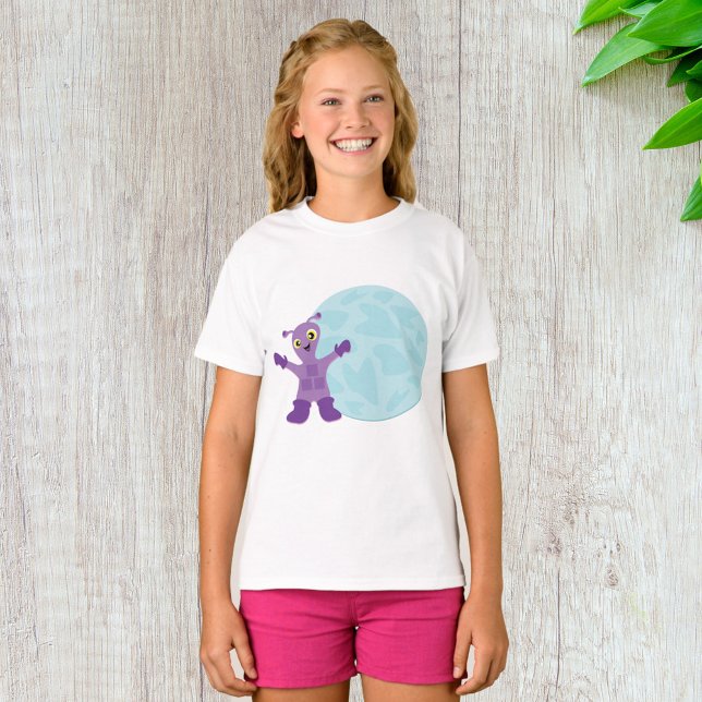 Purple Alien T-Shirt (Creator Uploaded)