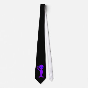 Purple Alien Tie