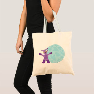 Purple Alien Tote Bag