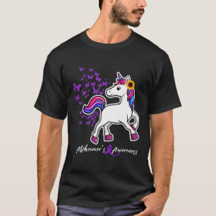 Purple Alzheimerheimer Awareness - End Heimers T-Shirt
