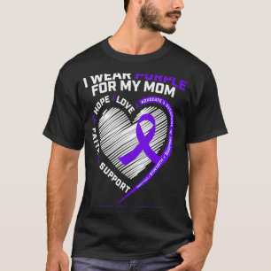 Purple Alzheimers Awareness Mum Alzheimers Awaren T-Shirt