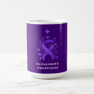 Purple Alzheimer's Disease Alert Coffee Mug