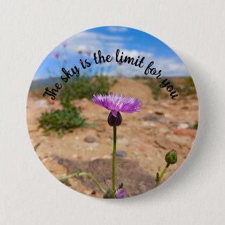 Purple Amberboa in Ancient Yerevan 7.5 Cm Round Badge