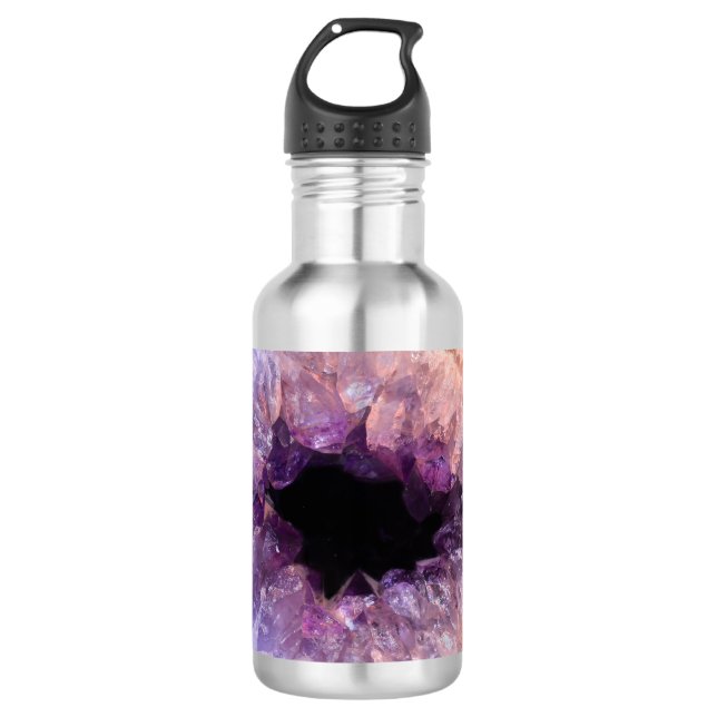 Purple Amethyst 532 Ml Water Bottle (Front)