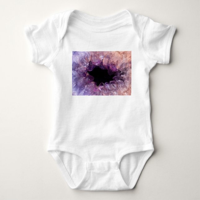 Purple Amethyst Baby Bodysuit (Front)