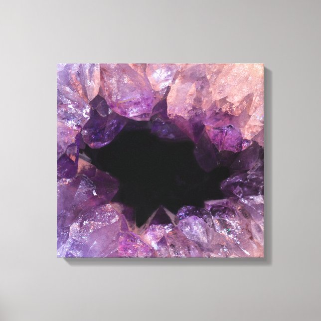 Purple Amethyst Canvas Print (Front)