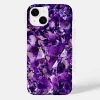 Purple Amethyst Crystal Gemstone IPhone Case